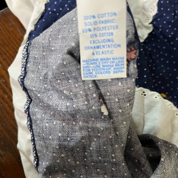 Vintage navy polka dot dress - Picture 6 of 6